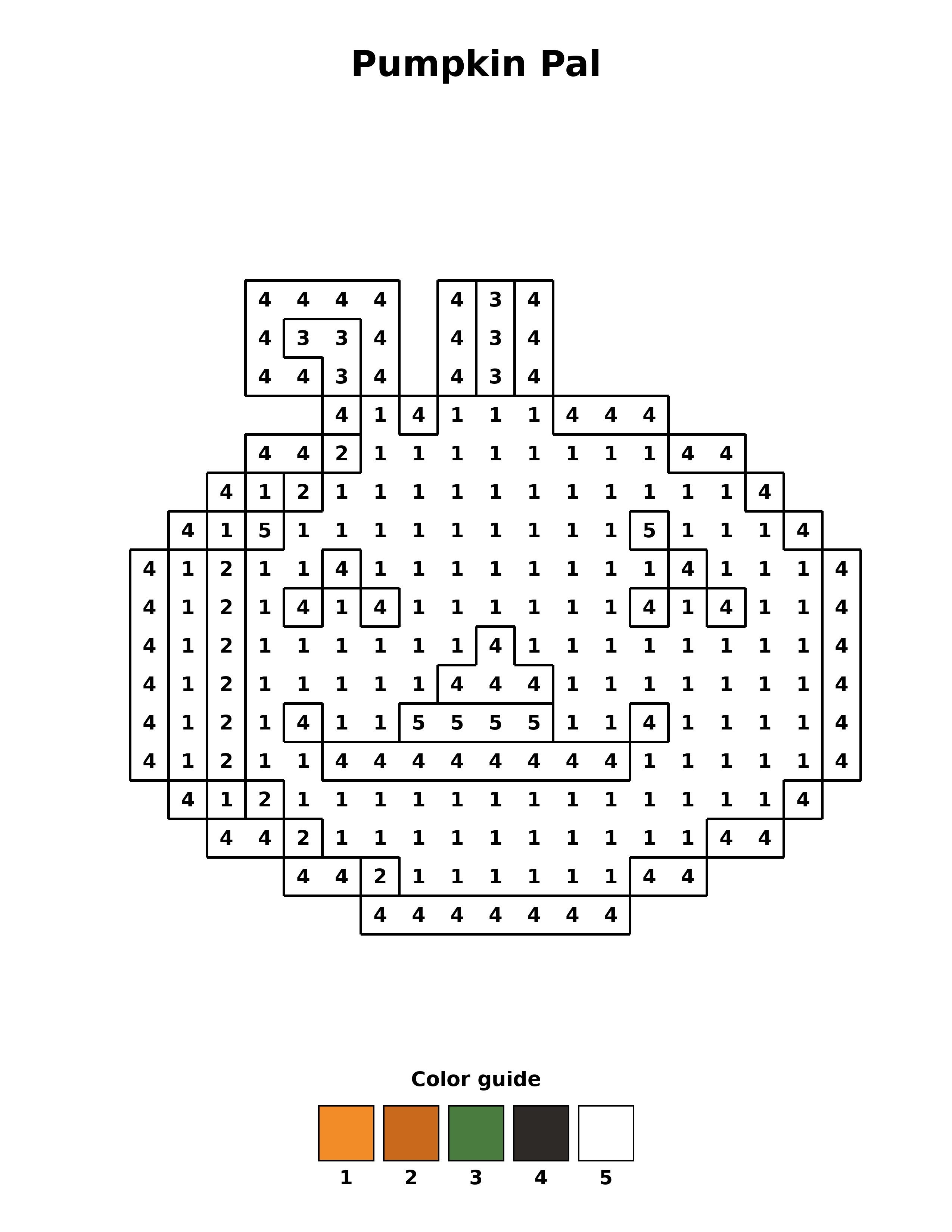 Free printable pumpkin pal coloring page — black and white line art for kids