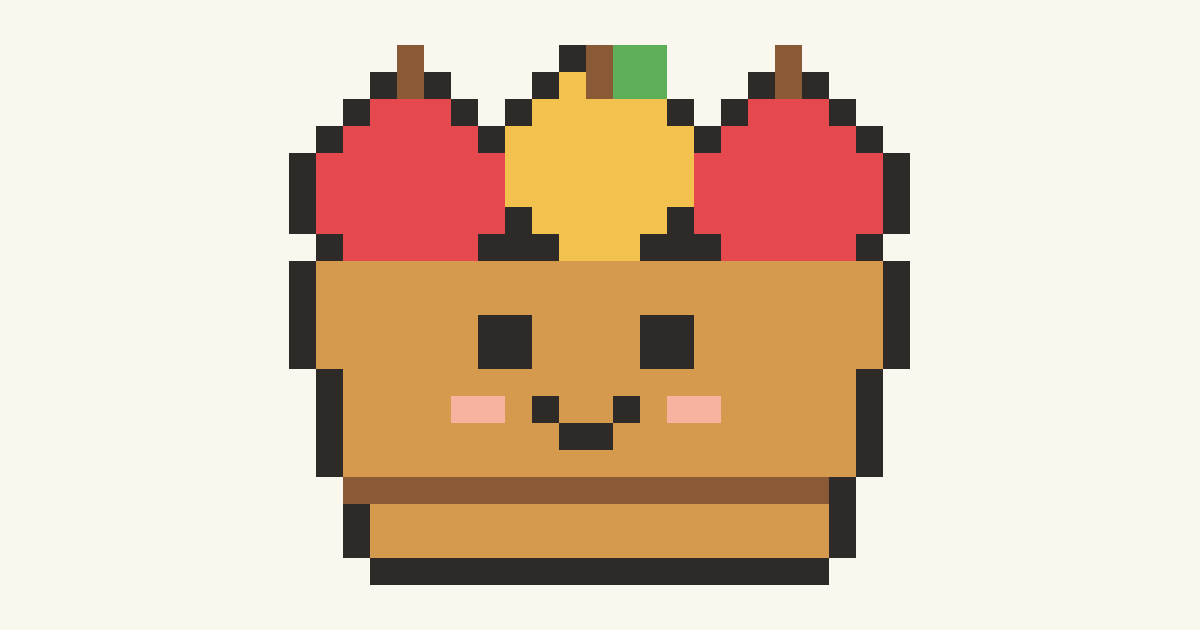 Apple Basket, a printable color-by-number page