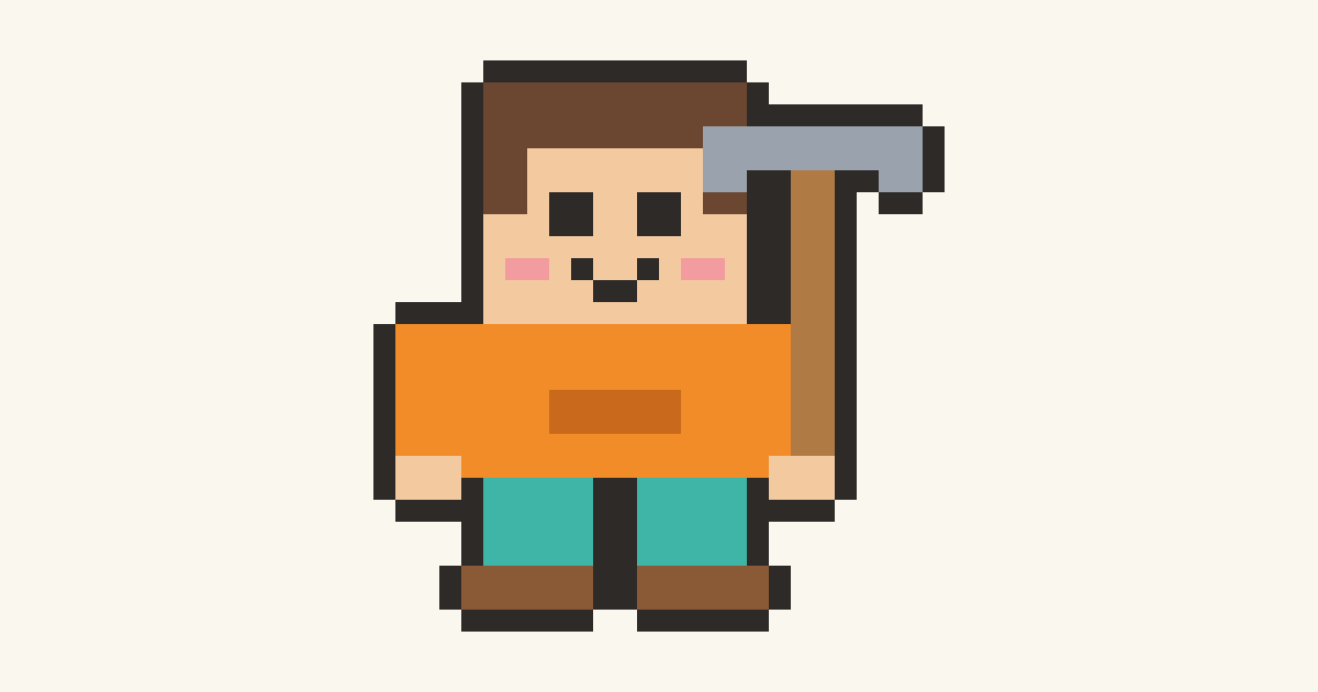 Block Explorer, a printable color-by-number page