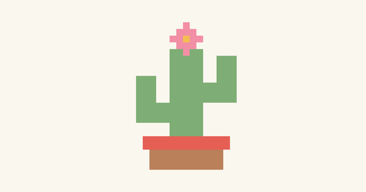 Prickles, a printable color-by-number page