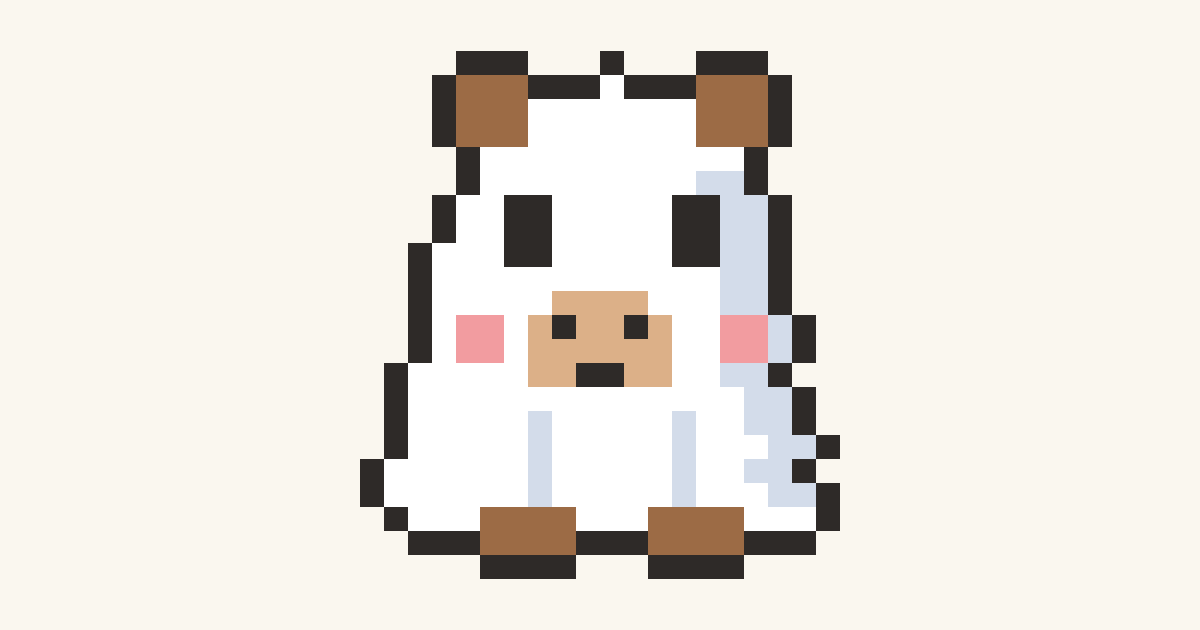 Sheet Ghost Capybara, a printable color-by-number page