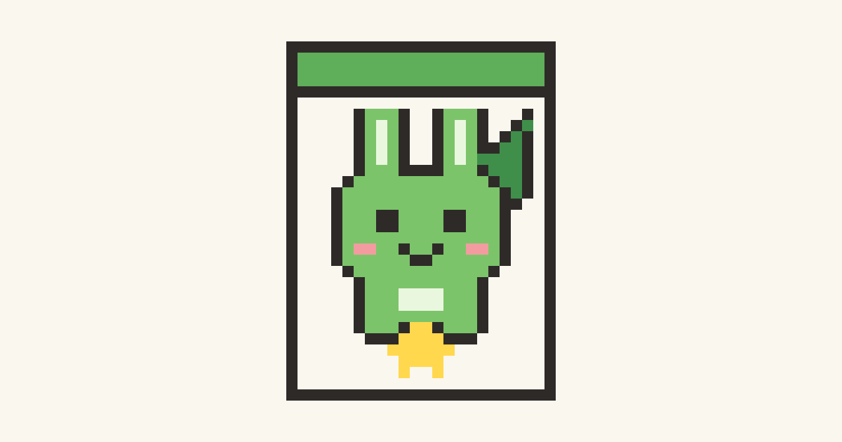 Leafbun Card, a printable color-by-number page