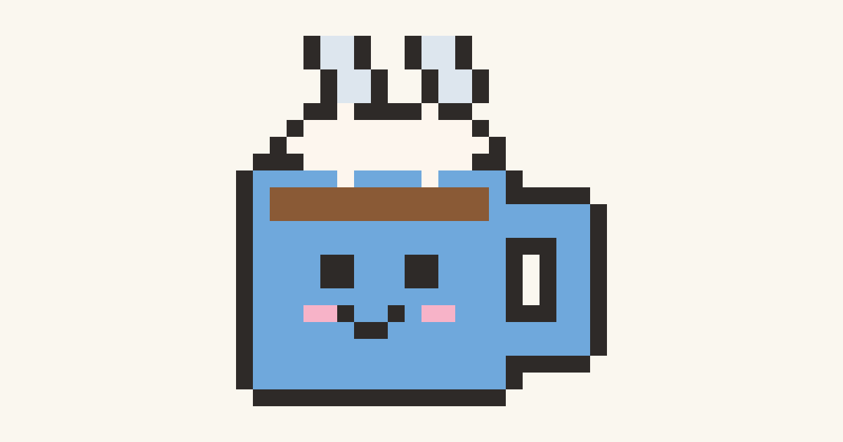 Cozy Cocoa, a printable color-by-number page