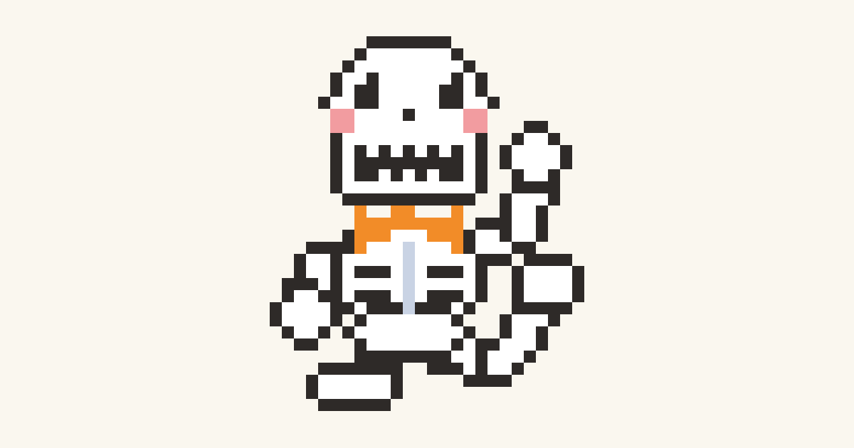 Dancing Bones, a printable color-by-number page