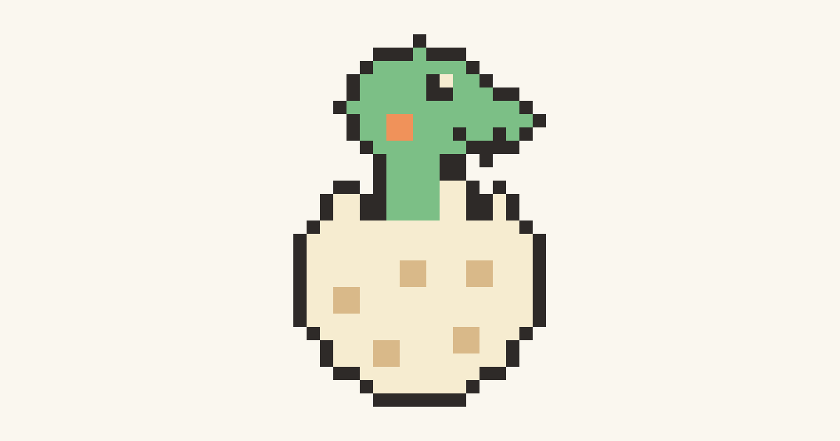 Egg Hatchling, a printable color-by-number page