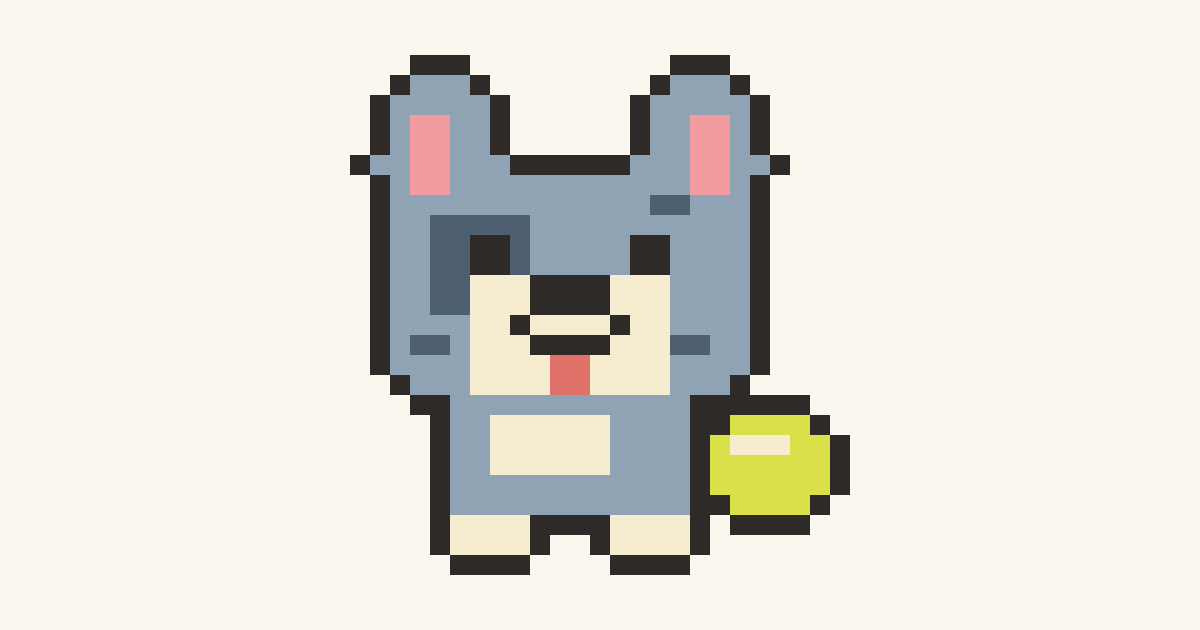 Speckles the Pup, a printable color-by-number page