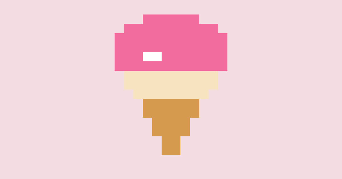 Scoops of Joy, a printable color-by-number page