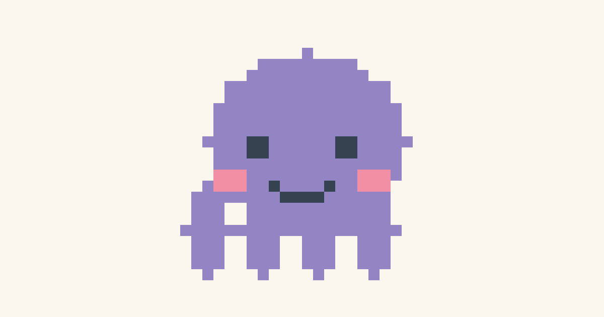 Inky the Octopus, a printable color-by-number page