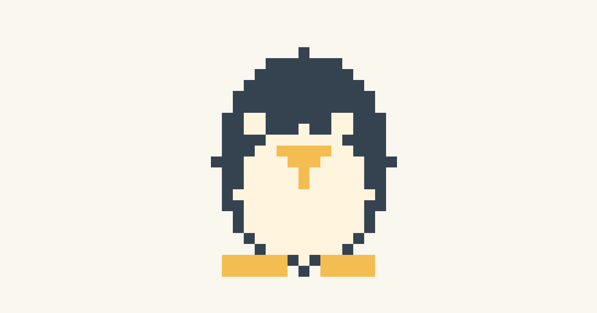 Waddles, a finished pixel picture
