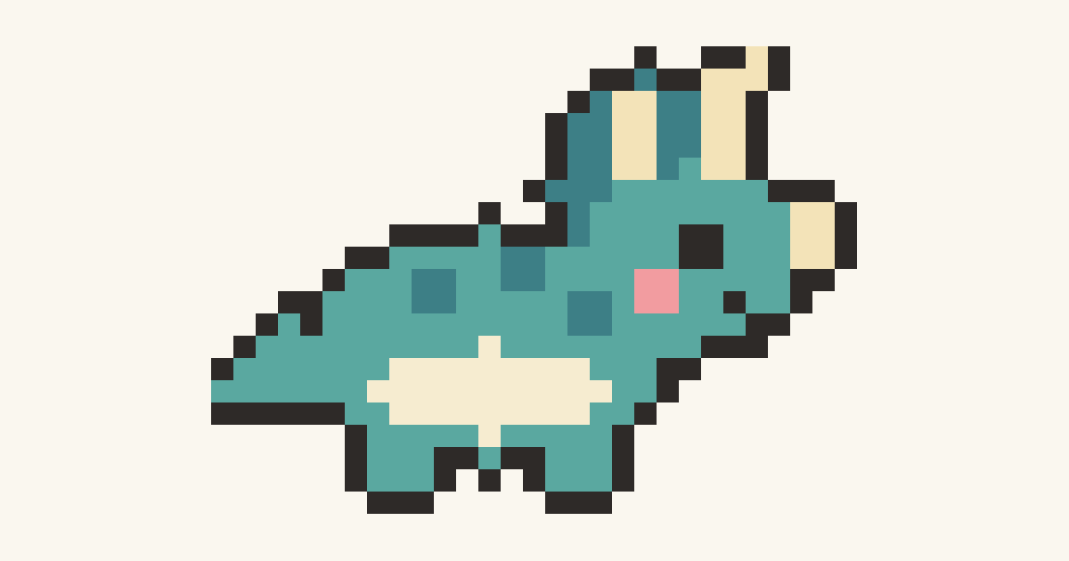 Triceratops Buddy, a printable color-by-number page
